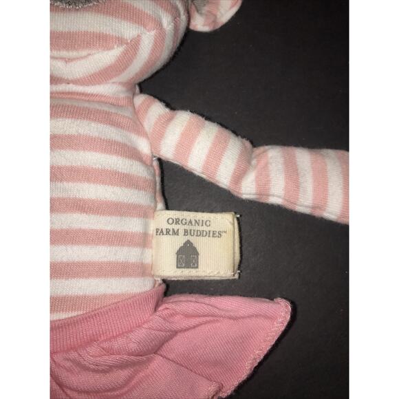 ORGANIC FARM BUDDIES Ballerina Mouse Baby Eco-friendly 13" PLUSH Stuffed Toy - Picture 4 of 5